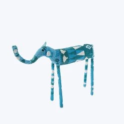 Blue Beaded Elephant