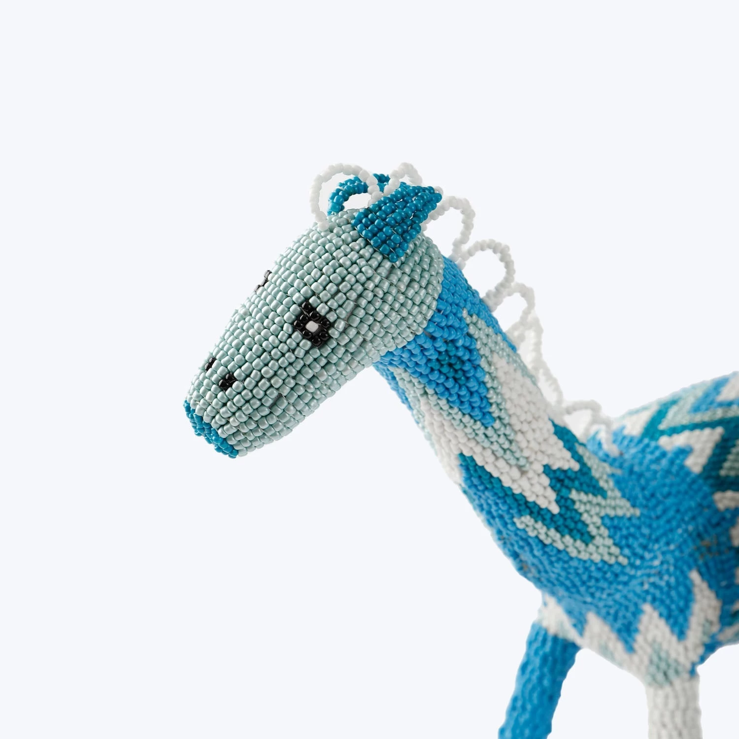 Blue Beaded Horse 8 Blue Beaded Horse - Image 6