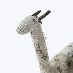 White & Silver Beaded Giraffe -Home Comprehensive Shop 3003109 8 6b9412af bda8 4c24 83a4 30d6699a6df9