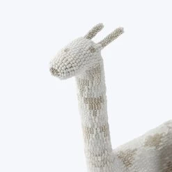 White & Silver Beaded Giraffe -Home Comprehensive Shop 3003111 4 5fc7c465 4cf6 4d7b a50f ae513d595985