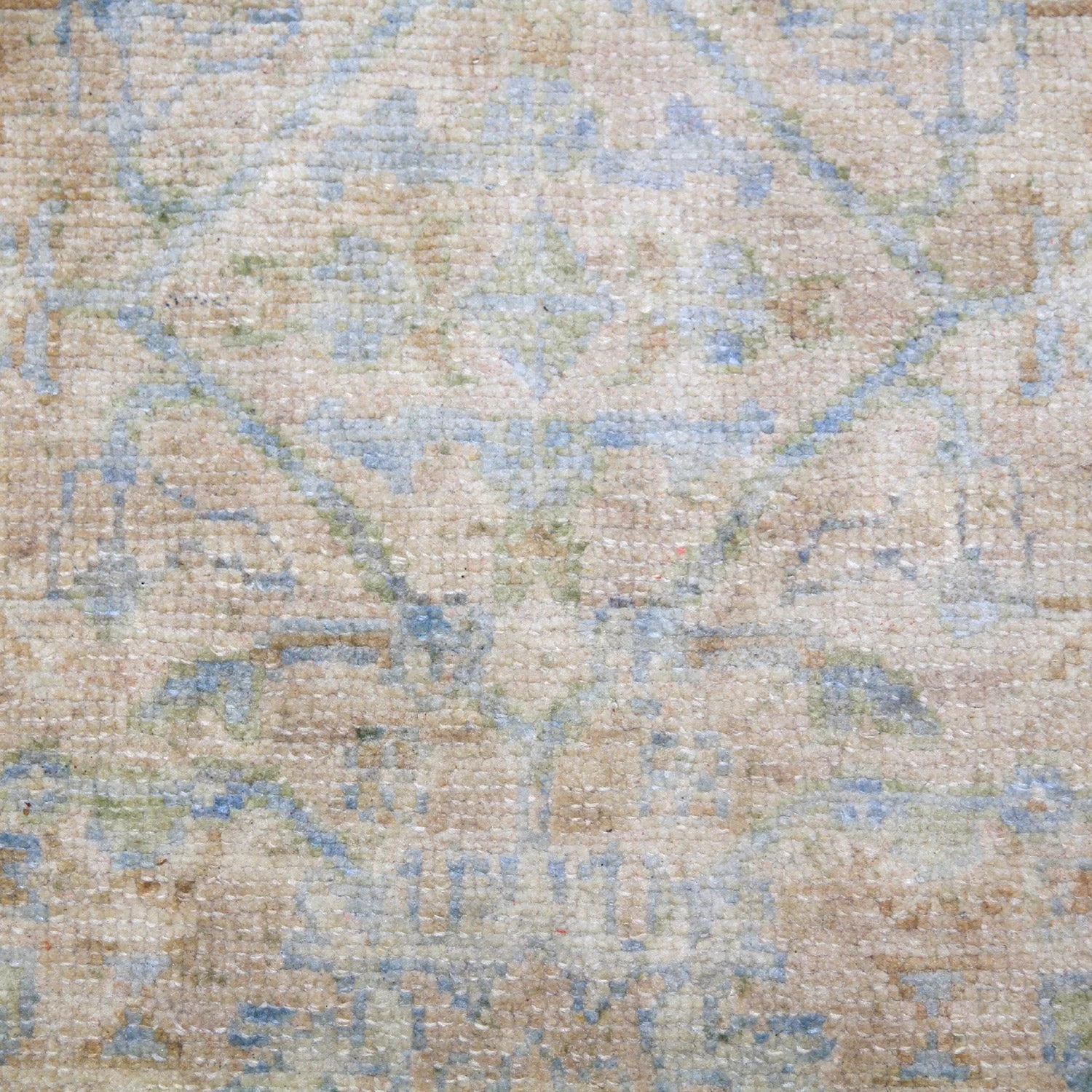 Blue Transitional Silk Rug - 10'2" X 14'5" 9 Blue Transitional Silk Rug - 10'2" X 14'5" - Image 7