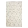 Ivory Moroccan Wool Blend Rug - 9' X 12' -Home Comprehensive Shop 3006352