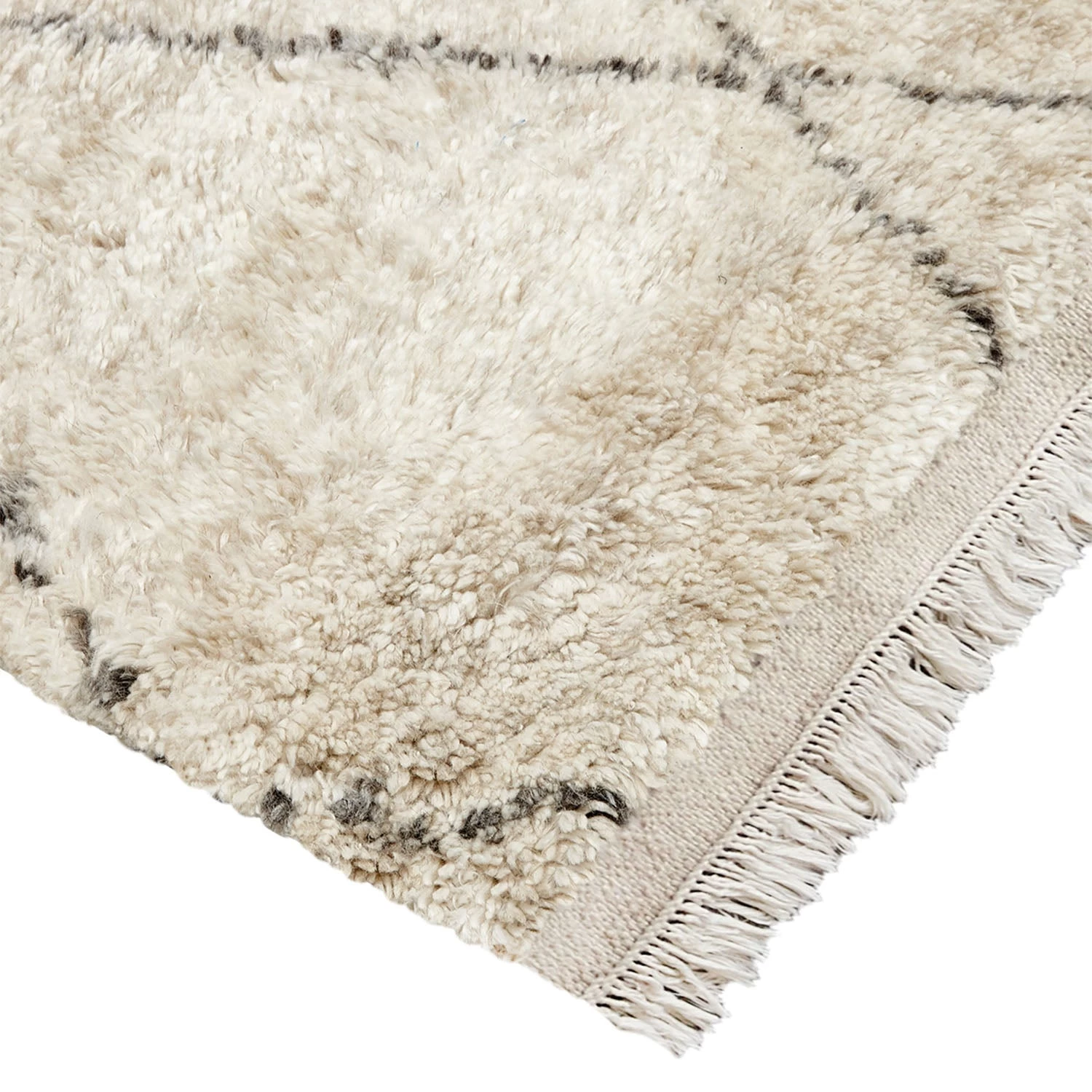 Ivory Moroccan Wool Blend Rug - 9' X 12' 4 Ivory Moroccan Wool Blend Rug - 9' X 12' - Image 2