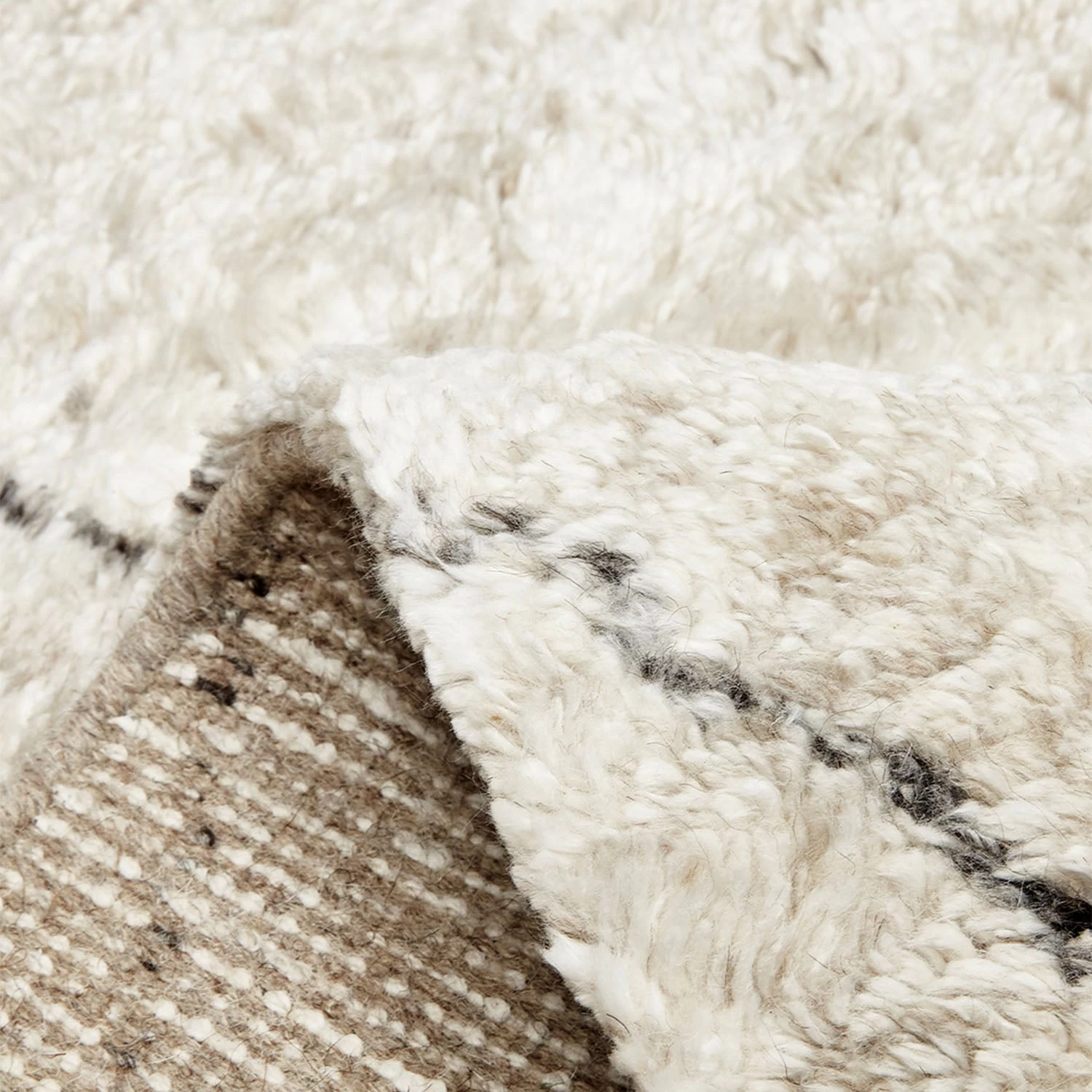 Ivory Moroccan Wool Blend Rug - 9' X 12' 7 Ivory Moroccan Wool Blend Rug - 9' X 12' - Image 5