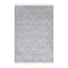Grey Diamond Moroccan Shag Rug - 8' X 10'
