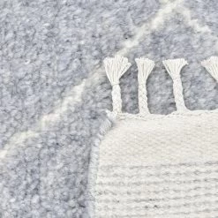 Grey Diamond Moroccan Shag Rug - 8' X 10' -Home Comprehensive Shop 3006357 3