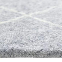 Grey Diamond Moroccan Shag Rug - 8' X 10' -Home Comprehensive Shop 3006357 5
