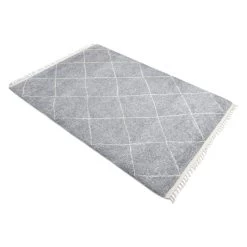 Grey Diamond Moroccan Shag Rug - 8' X 10' -Home Comprehensive Shop 3006357 7