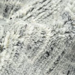 Grey Moroccan Wool Cotton Blend Rug - 8' X 10' 16 Grey Moroccan Wool Cotton Blend Rug - 8' X 10' -Home Comprehensive Shop 3006358 6