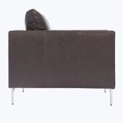 Hannah Leather Chair W/ Steel Legs 9 Hannah Leather Chair W/ Steel Legs -Home Comprehensive Shop 3010251 03