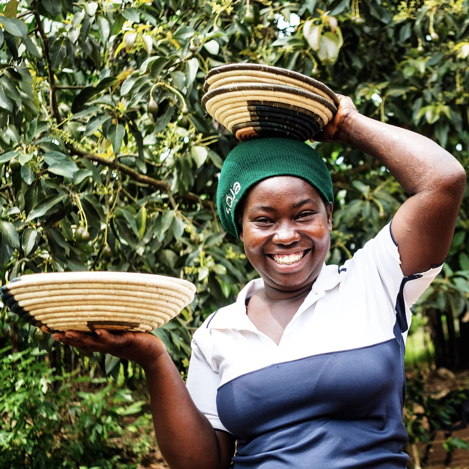 Soleil Round Basket 6 Soleil Round Basket - Image 4
