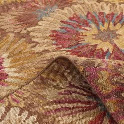 Brown Transitional Wool Cotton Blend Rug - 10'1" X 13'9" 14 Brown Transitional Wool Cotton Blend Rug - 10'1" X 13'9" -Home Comprehensive Shop 3023859 5