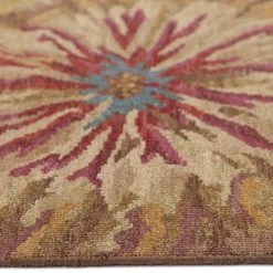 Brown Transitional Wool Cotton Blend Rug - 10'1" X 13'9" 15 Brown Transitional Wool Cotton Blend Rug - 10'1" X 13'9" -Home Comprehensive Shop 3023859 6