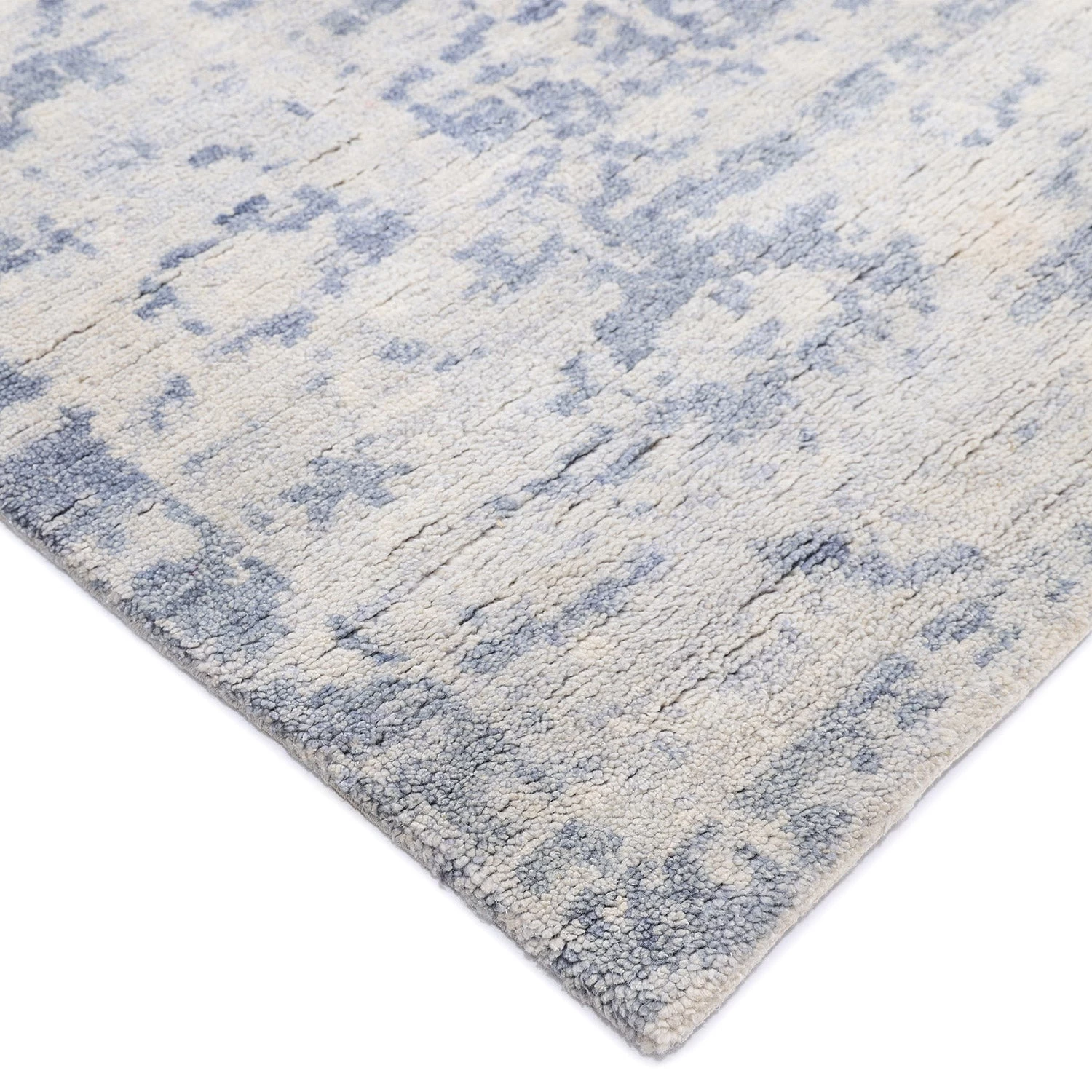 Grey Transitional Wool Cotton Blend Rug - 8'10" X 12'3" 6 Grey Transitional Wool Cotton Blend Rug - 8'10" X 12'3" - Image 4