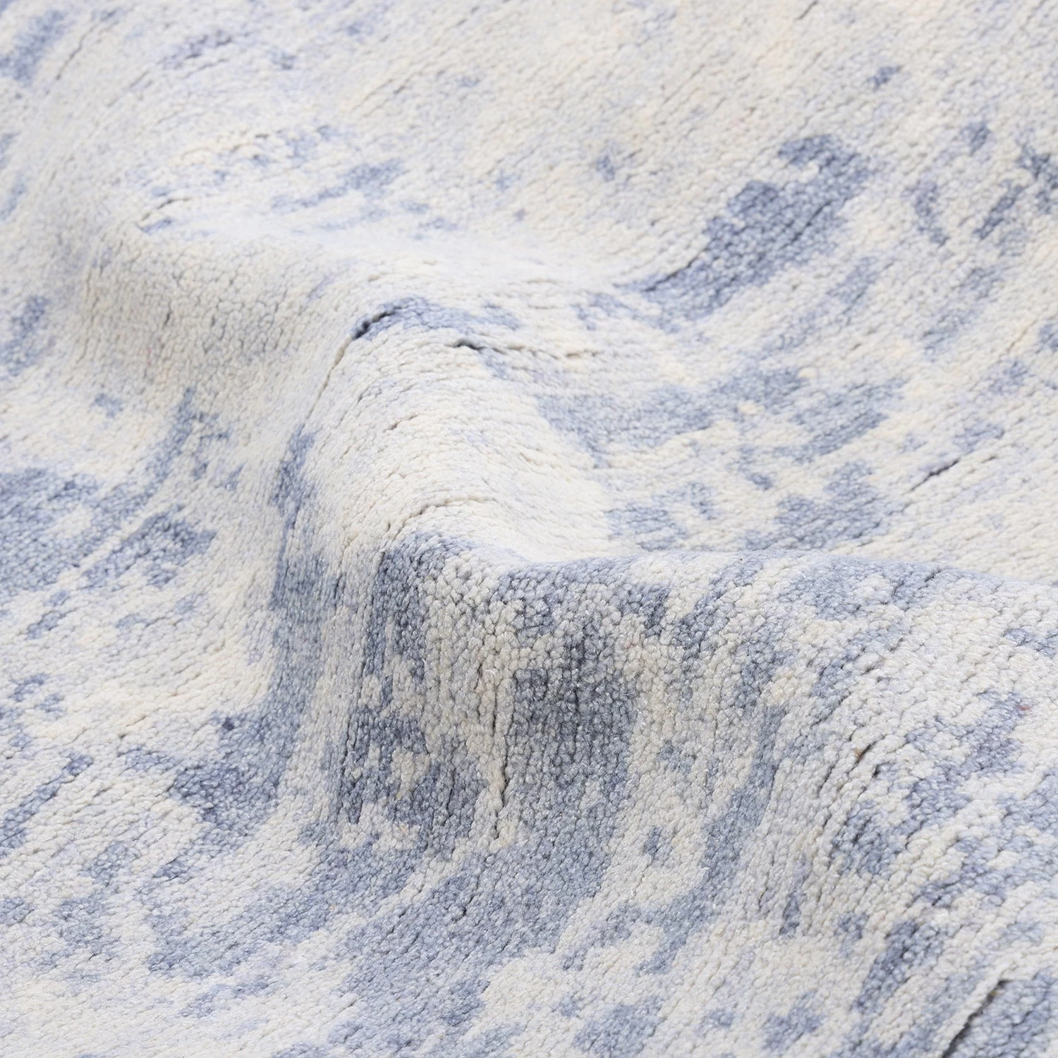 Grey Transitional Wool Cotton Blend Rug - 8'10" X 12'3" 10 Grey Transitional Wool Cotton Blend Rug - 8'10" X 12'3" - Image 8