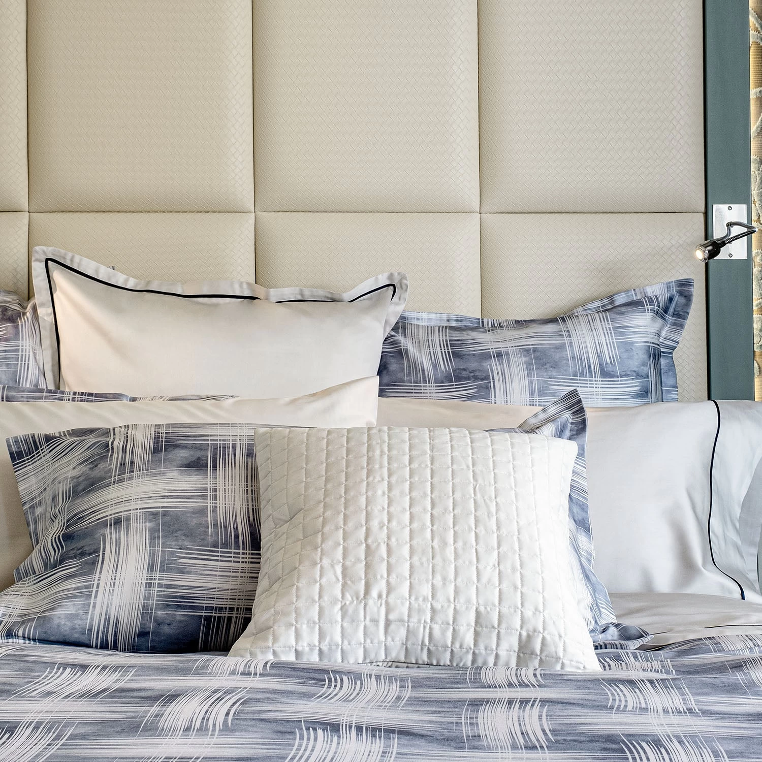 Graffiti Duvet & Shams, Blue 6 Graffiti Duvet & Shams, Blue - Image 4