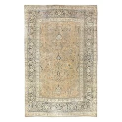 Brown Antique Persian Khorassan Rug - 11'10" X 18'7"