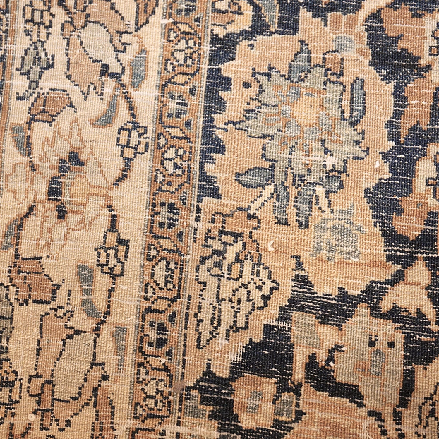 Brown Antique Persian Khorassan Rug - 11'10" X 18'7" 11 Brown Antique Persian Khorassan Rug - 11'10" X 18'7" - Image 9