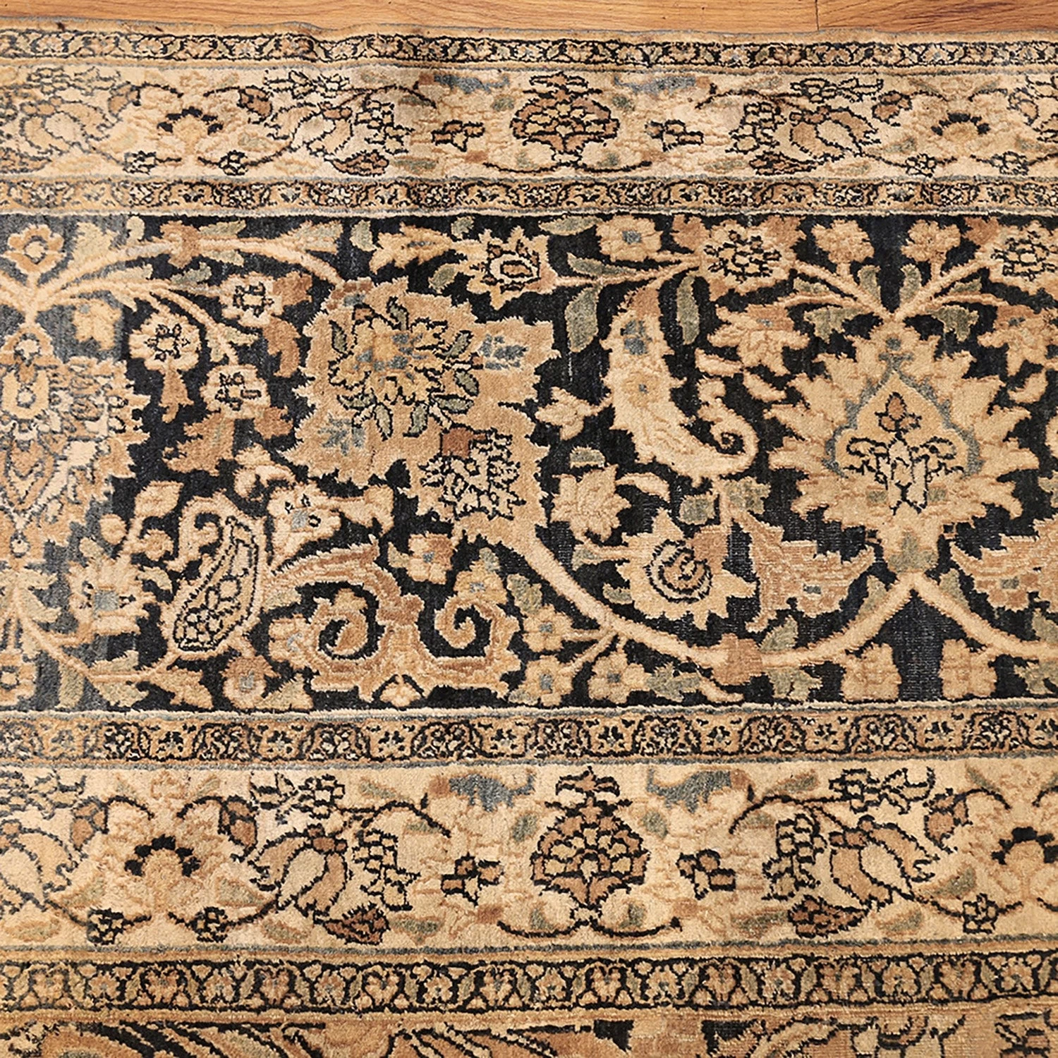 Brown Antique Persian Khorassan Rug - 11'10" X 18'7" 4 Brown Antique Persian Khorassan Rug - 11'10" X 18'7" - Image 2