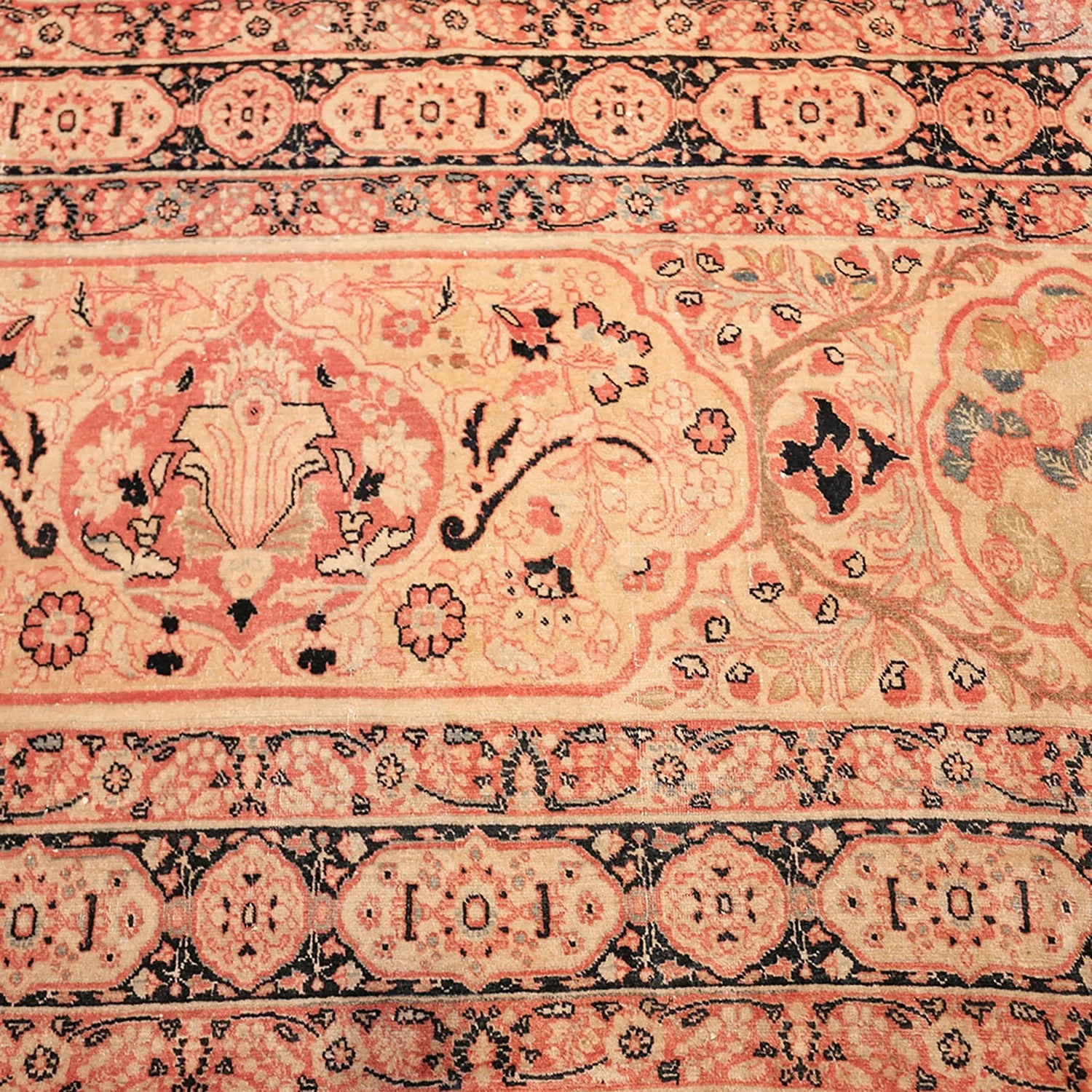 Red Antique Tabriz Persian Rug - 16' X 25'4" 4 Red Antique Tabriz Persian Rug - 16' X 25'4" - Image 2