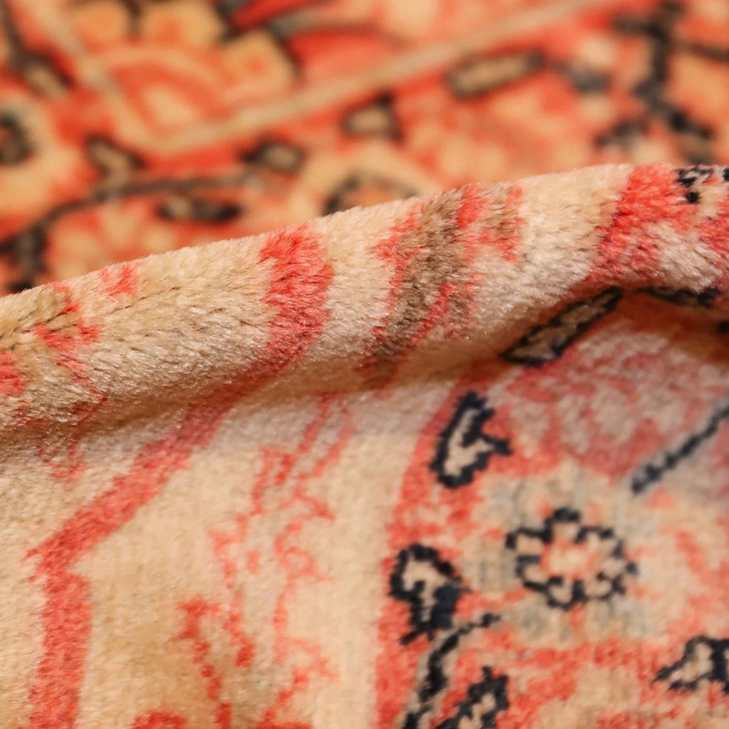 Red Antique Tabriz Persian Rug - 16' X 25'4" 8 Red Antique Tabriz Persian Rug - 16' X 25'4" - Image 6