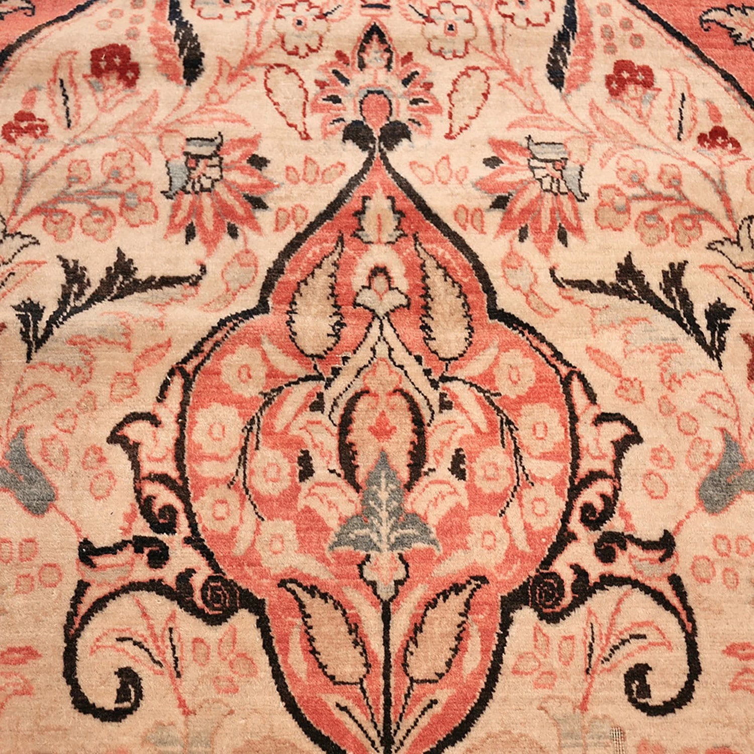 Red Antique Tabriz Persian Rug - 16' X 25'4" 10 Red Antique Tabriz Persian Rug - 16' X 25'4" - Image 8