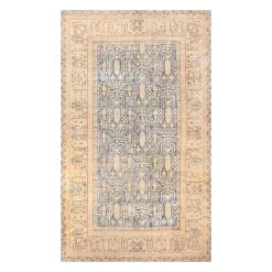 Blue Antique Indian Rug - 10'10" X 18'6"