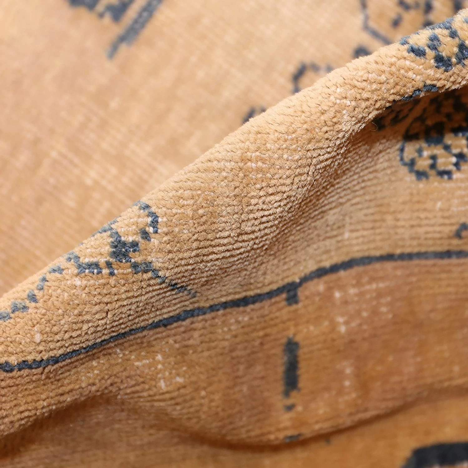 Blue Antique Indian Rug - 10'10" X 18'6" 5 Blue Antique Indian Rug - 10'10" X 18'6" - Image 3