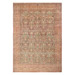 Red Antique Persian Khorassan Rug - 13'3" X 19'2"