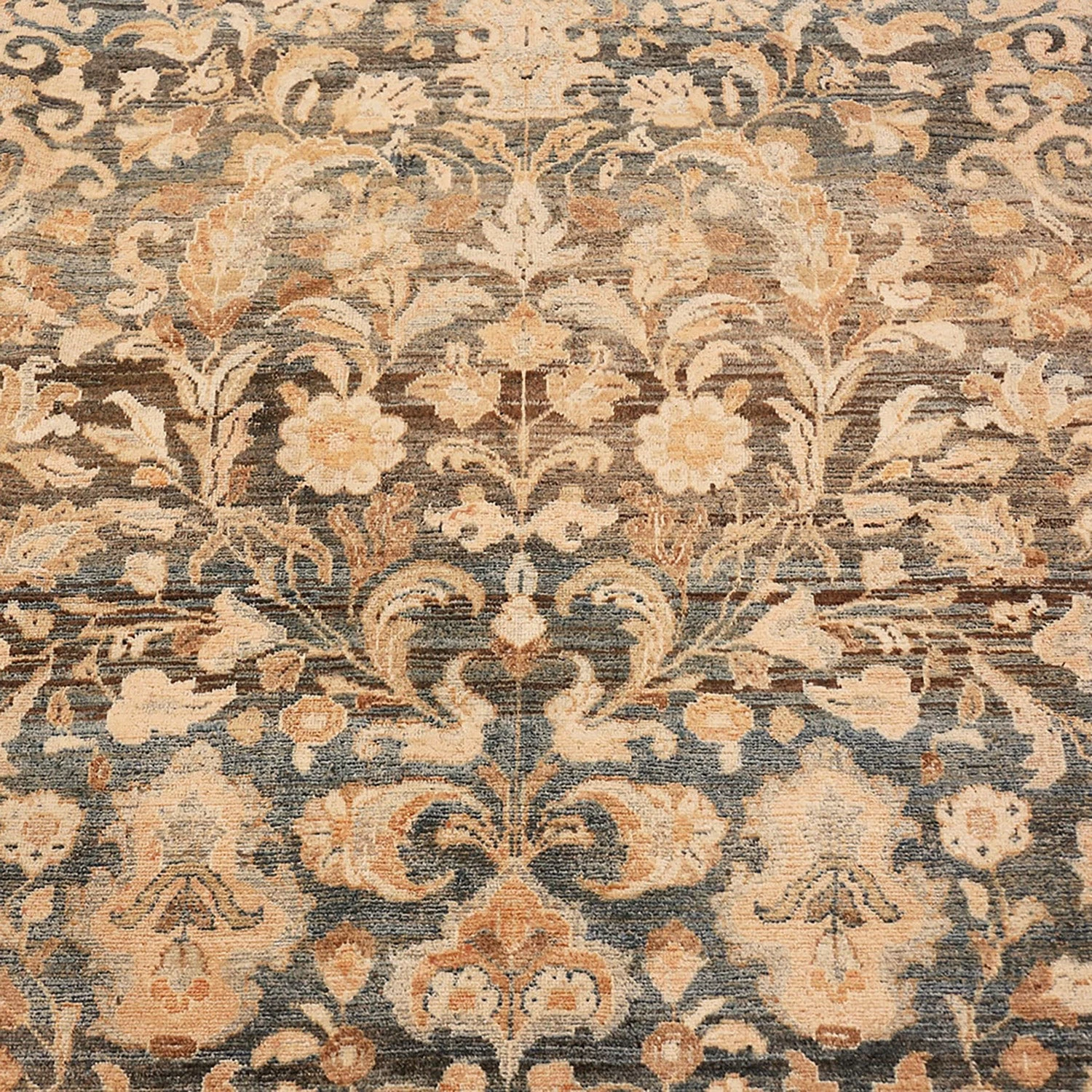 Blue Antique Persian Malayer Rug - 12' X 18' 7 Blue Antique Persian Malayer Rug - 12' X 18' - Image 5