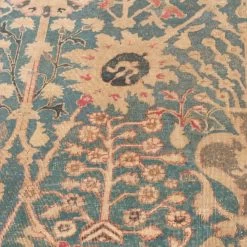 Blue Antique Indian Agra Rug - 11'" X 14'2" -Home Comprehensive Shop 3026528 5