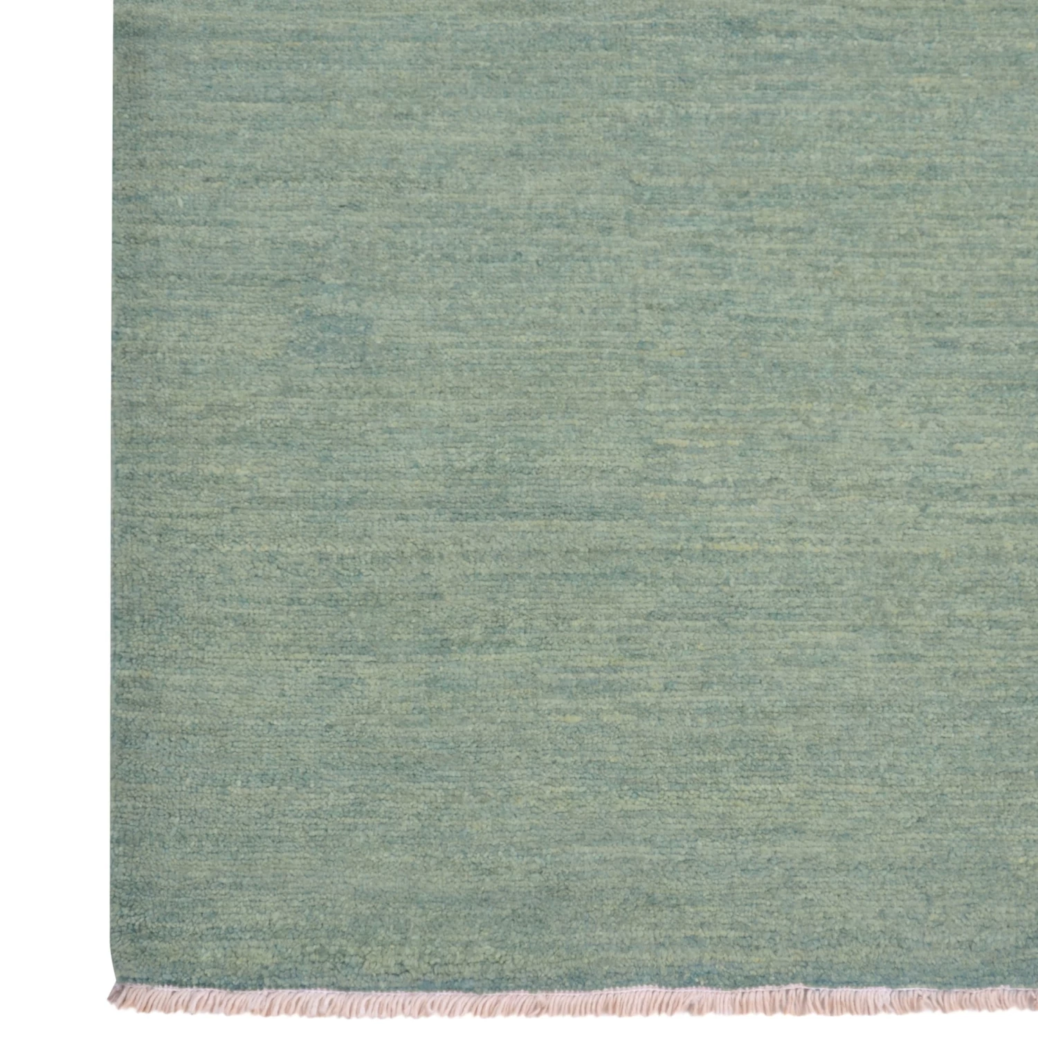 Distressed Solid Wool Area Rug - 9' X 12' 10 Distressed Solid Wool Area Rug - 9' X 12' - Image 8