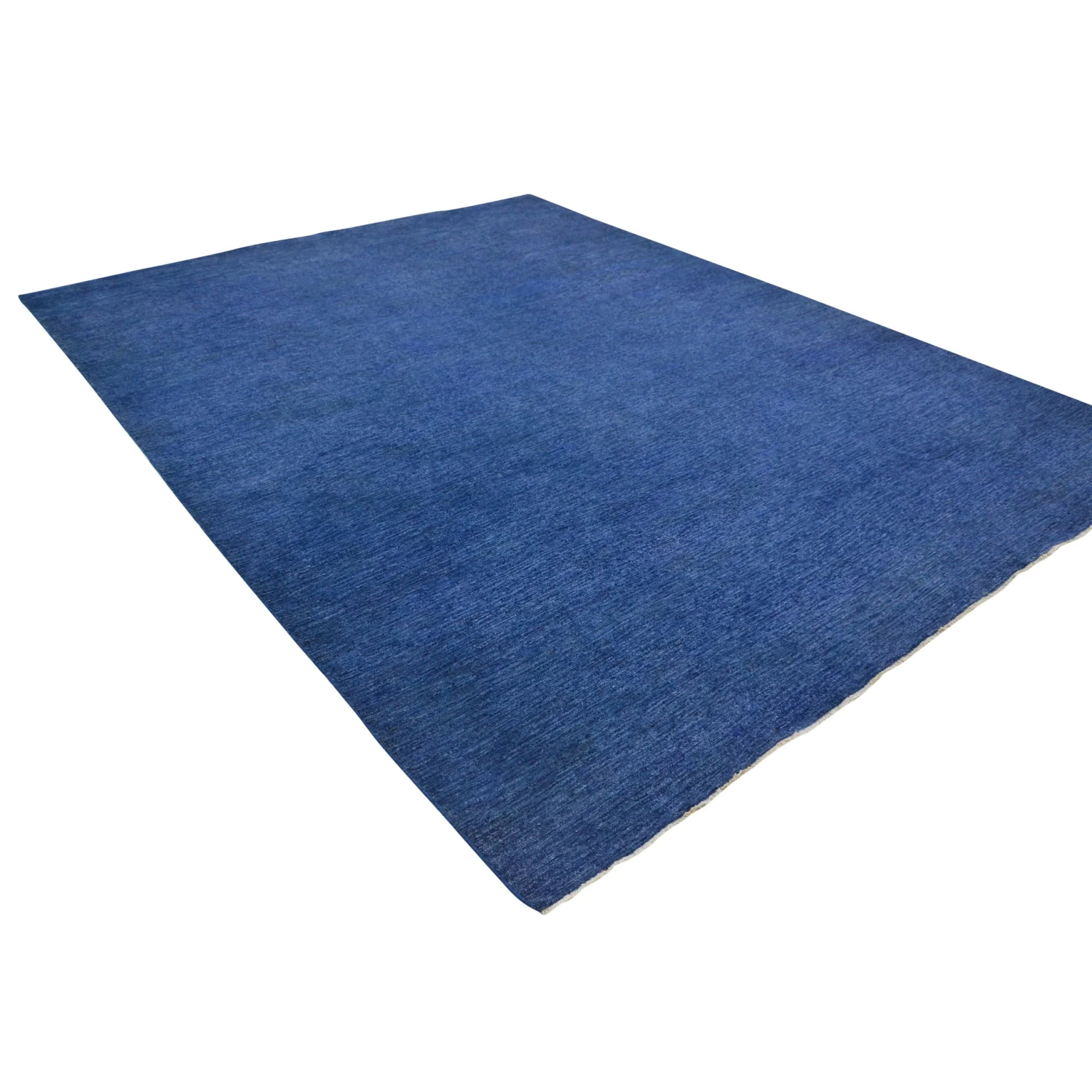 Distressed Solid Wool Area Rug - 9' X 12' 4 Distressed Solid Wool Area Rug - 9' X 12' - Image 2
