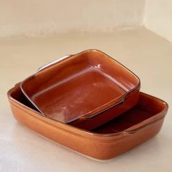 Poterie Rectangle Baker -Home Comprehensive Shop 3026591 3026592 2