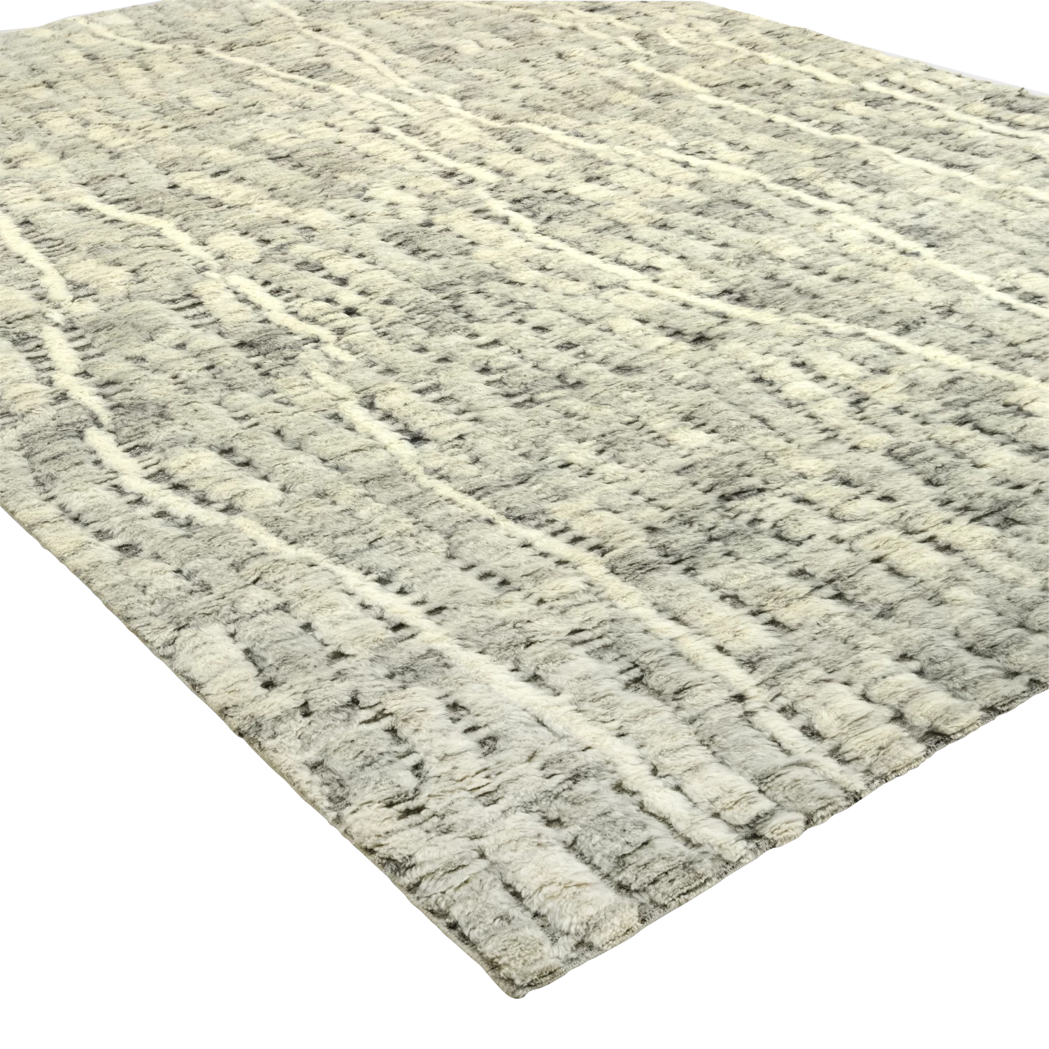 Moroccan Wool Rug - 9' X 12' 5 Moroccan Wool Rug - 9' X 12' - Image 3