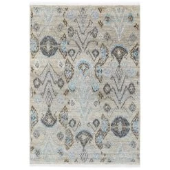 Grey Modern Wool Rug - 5' X 7'