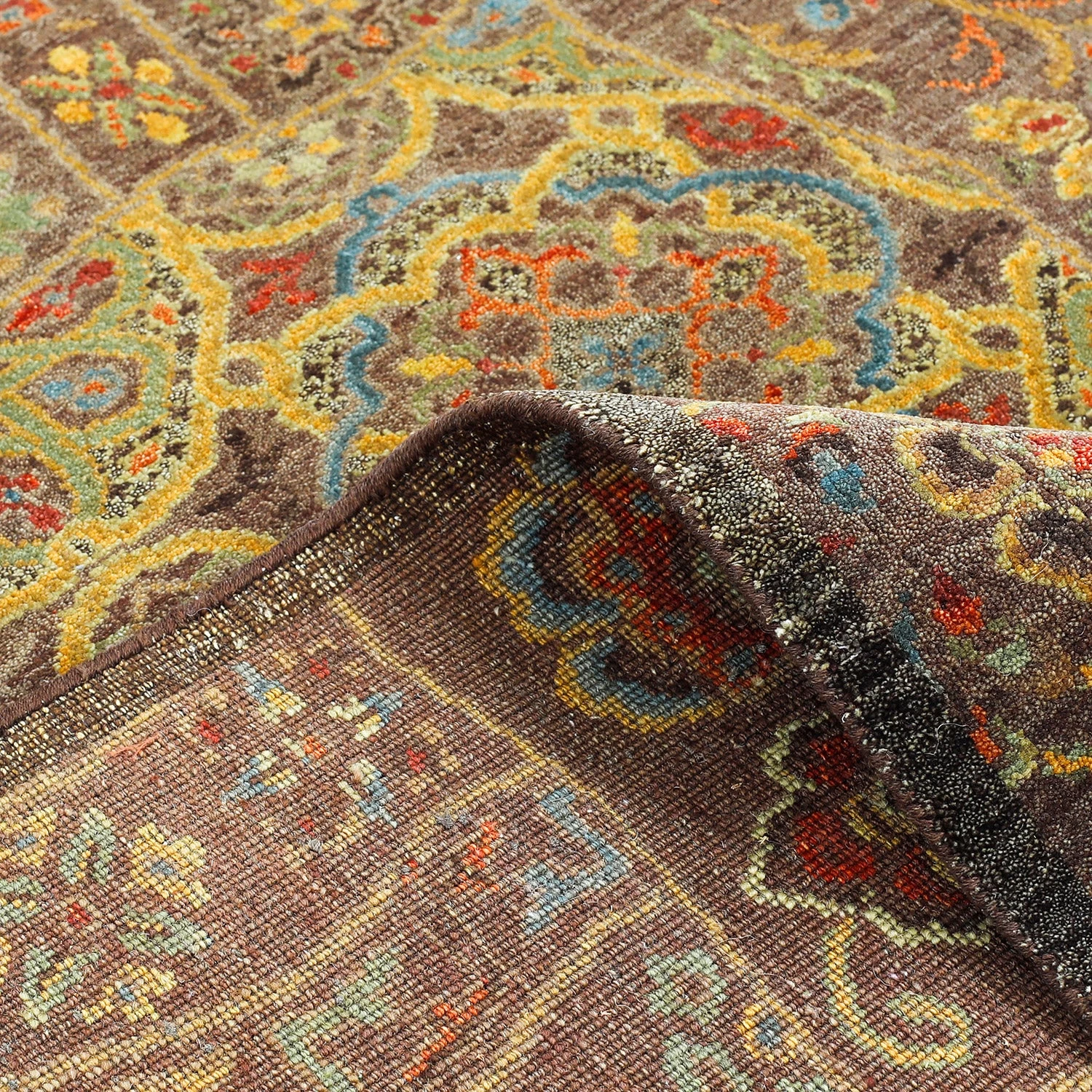 Grey Transitional Wool Rug - 5' X 7'7" 7 Grey Transitional Wool Rug - 5' X 7'7" - Image 5