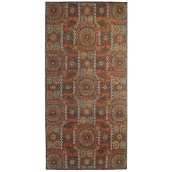 Brown Transitional Wool Rug - 6'1" X 12'4"
