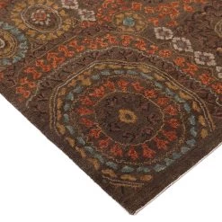 Brown Transitional Wool Rug - 6'1" X 12'4" 12 Brown Transitional Wool Rug - 6'1" X 12'4" -Home Comprehensive Shop 3027334 2