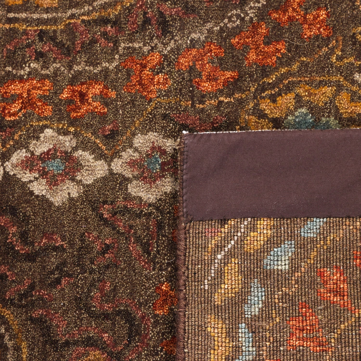 Brown Transitional Wool Rug - 6'1" X 12'4" 6 Brown Transitional Wool Rug - 6'1" X 12'4" - Image 4