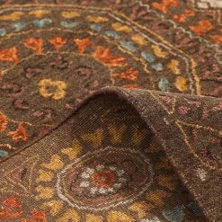 Brown Transitional Wool Rug - 6'1" X 12'4" 14 Brown Transitional Wool Rug - 6'1" X 12'4" -Home Comprehensive Shop 3027334 5