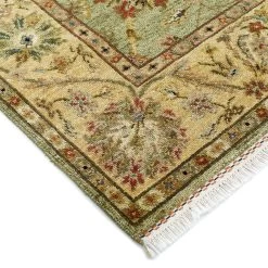 Green Traditional Wool Rug - 5' X 8' -Home Comprehensive Shop 3027338 2