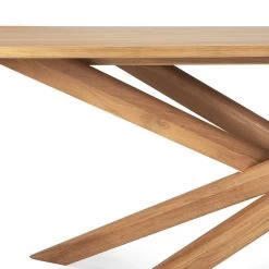 Teak Mikado Outdoor Dining Table -Home Comprehensive Shop 3027837 3