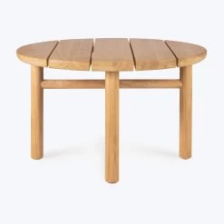 Teak Quatro Outdoor Round Side Table