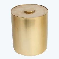 Stile Insulated Ice Bucket, Brushed Gold