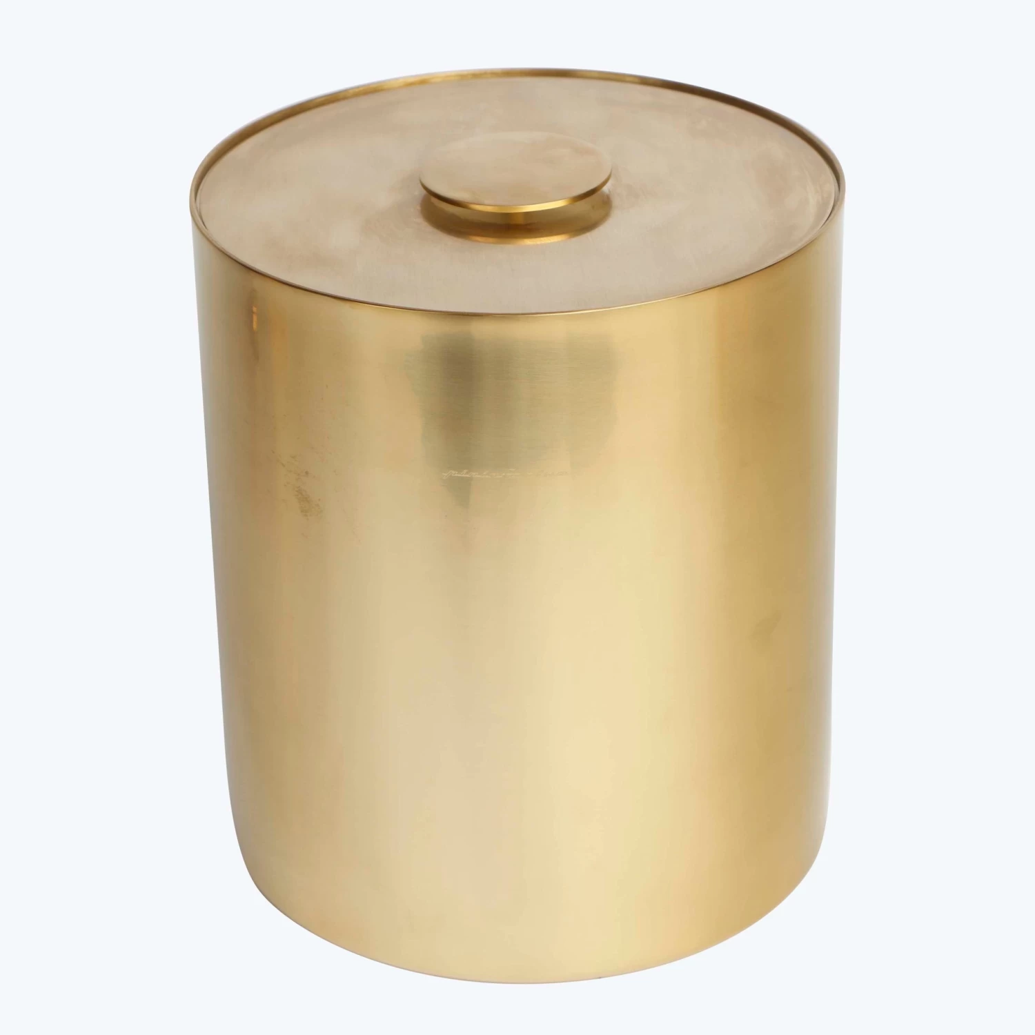 Stile Insulated Ice Bucket, Brushed Gold 3 Stile Insulated Ice Bucket, Brushed Gold