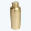 Stile Cocktail Shaker, Brushed Gold -Home Comprehensive Shop 3027925 1