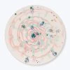 Winter Dinner Rim Plate Pink 1 Winter Dinner Rim Plate Pink -Home Comprehensive Shop 3028031