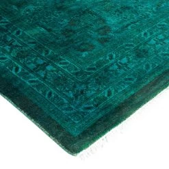 Green Overdyed Wool Rug - 10'2" X 13'6" 12 Green Overdyed Wool Rug - 10'2" X 13'6" -Home Comprehensive Shop 3029358 2