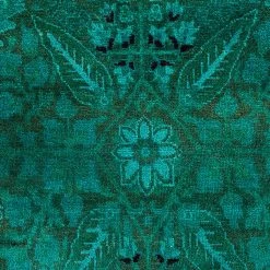 Green Overdyed Wool Rug - 10'2" X 13'6" 13 Green Overdyed Wool Rug - 10'2" X 13'6" -Home Comprehensive Shop 3029358 3